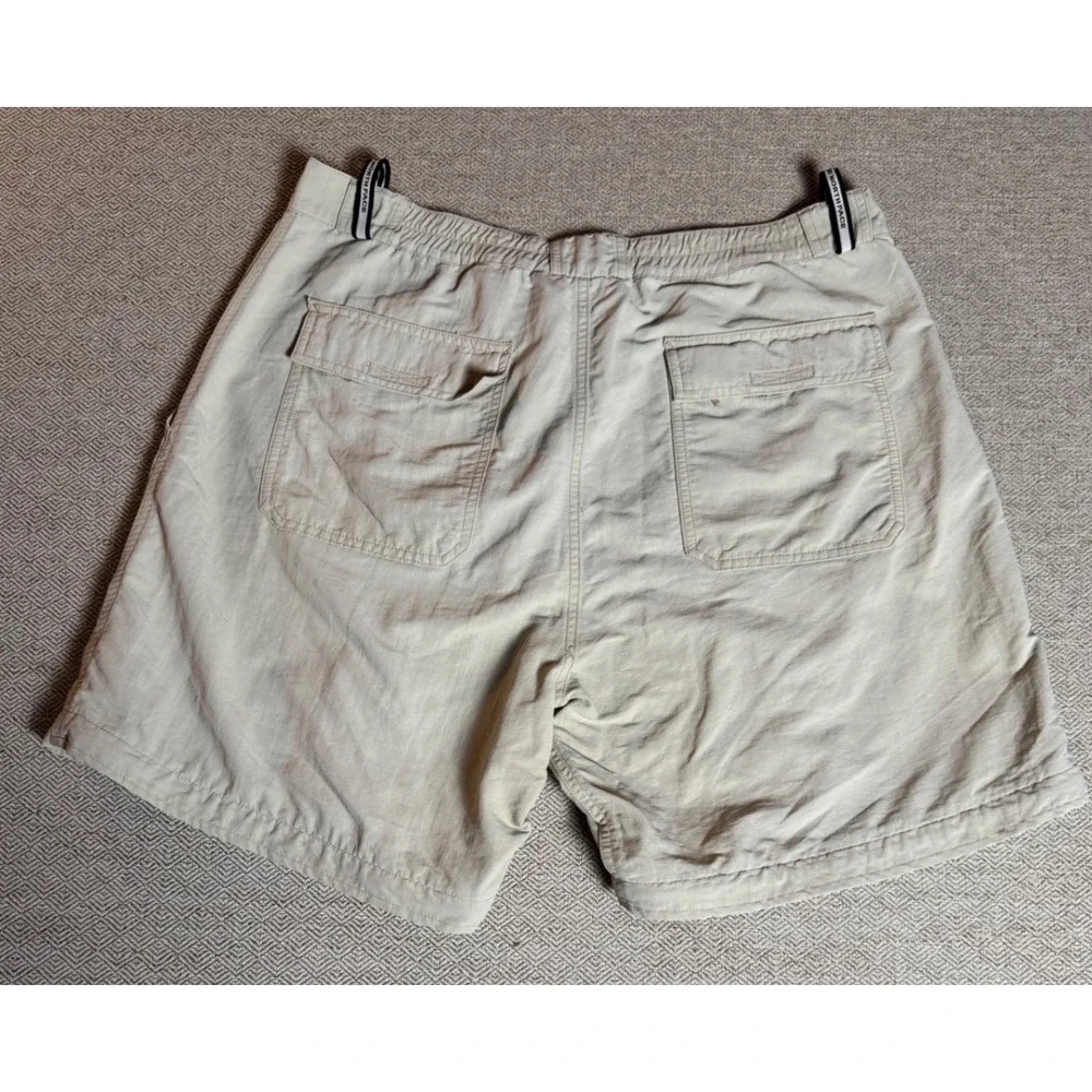 The North Face Khaki Nylon Hiking Shorts Relaxed Fit Pockets Mens‎ XL